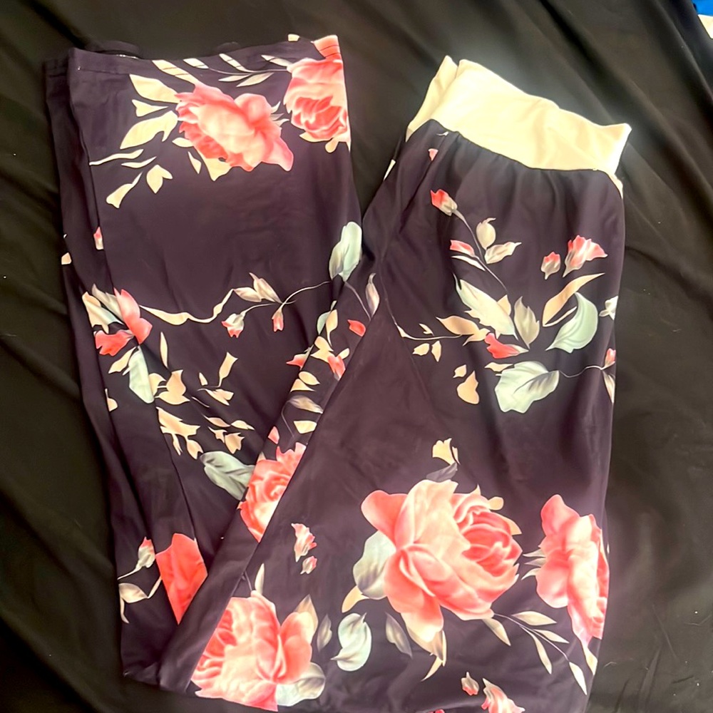 Floral lounge pants